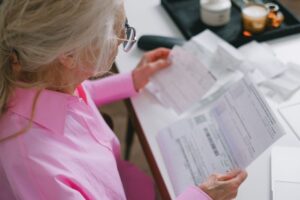 a spouse died with debt
